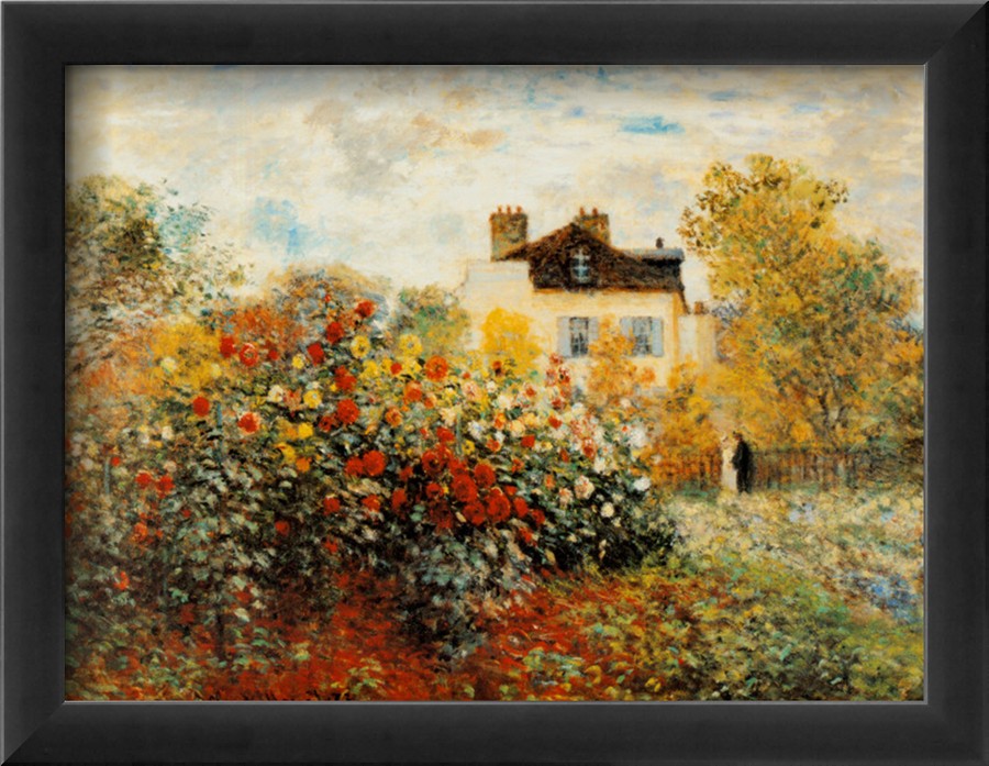 The Artists Garden in Argenteuil - Claude Monet Paintings